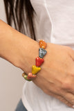 SHARK Out of Water - Multicolor Paparazzi Bracelet All Eyes On U Jewel
