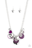 Oceanic Opera - Purple Paparazzi Necklace All Eyes On U Jewelry