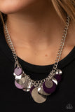 Oceanic Opera - Purple Paparazzi Necklace All Eyes On U Jewelry