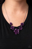 PRIMROSE and Pretty - Purple Paparazzi Necklace All Eyes On U Jewerly