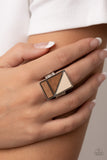 Happily EVERGREEN After - Brown Paparazzi Ring All Eyes On U