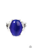 Enchantingly Everglades - Blue Paprazzi Ring All Eyes On U Jewelry