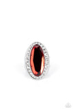 Believe in Bling - Red Paparazzi Ring All Eyes On U Jewelry
