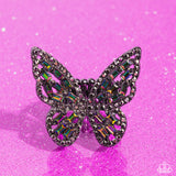 Flauntable Flutter - Multicolor Paparazzi Ring