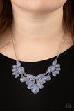 A Passing FAN-cy - Blue Paparazzi Necklace All Eyes On U Jewelry