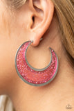Charismatically Curvy - Pink Paparazzi Earrings All Eyes On U Jewelry