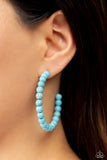 Rural Retrograde - Blue Paparazzi Earrings All Eyes On U Jewelry 