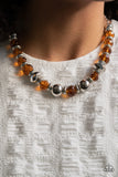 Interstellar Influencer - Brown Paparazzi Necklace All Eyes On U Jewel