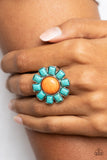 Mojave Marigold - Orange Paparazzi Ring