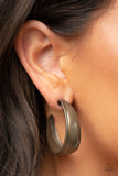 Dune Dynasty - Brass Paparazzi Earrings All Eyes On U Jewelry 