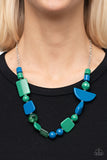 Tranquil Trendsetter - Green Paparazzi Necklace All Eyes On U 