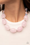 Belle of the Beach - Pink Paparazzi Necklace All Eyes On U Jewelry
