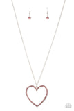 Paparazzi Heart Necklace-Va-Va-VALENTINE - Pink All Eyes On U Jewelry