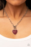 If You LUST -Red Heart Paparazzi Necklace All Eyes On U Jewelry
