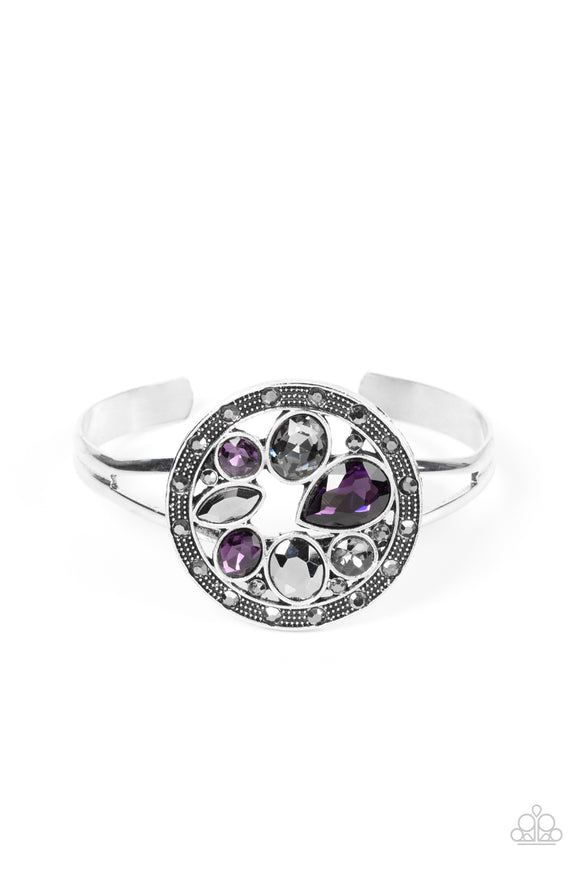 Time to Twinkle - Purple Paparazzi Bracelet All Eyes On U Jewelry