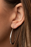CURVE Your Appetite - Silver Paparazzi Earrings All Eyes On U Jewelry