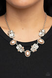 Sensational Showstopper - Brown Paparazzi Necklace All Eyes On U Jewel