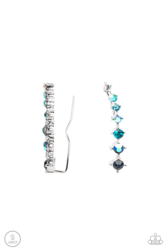 STARLIGHT Show - Blue Paparazzi Earrings All Eyes On U Jewelry