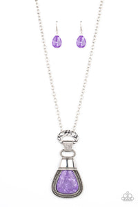 Rodeo Royale - Purple Paparazzi Necklace All Eyes On U Jewelry