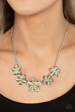 Garden Daydream - Yellow Paparazzi Necklace All Eyes On U Jewelry