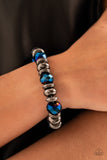 Power Pose - Blue Paparazzi Bracelet All Eyes On U Jewelry Store