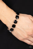 Mind-Blowing Bling - Black Paparazzi Bracelet All Eyes On U Jewelry