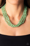 Boundless Bliss - Green Paparazzi Necklace All Eyes On U Jewelry