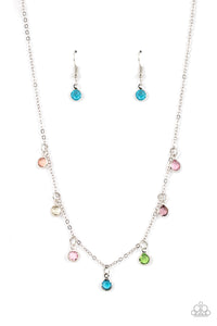 Carefree Charmer - Multicolor Necklace All Eyes On U Jewelry