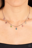 Carefree Charmer - Multicolor Necklace All Eyes On U Jewelry