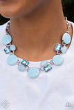 Dreaming in MULTICOLOR - Blue Paparazzi Necklace All Eyes On U Jewelry