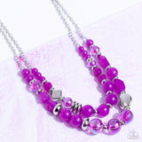 Mere Magic - Purple Paparazzi Necklace All Eyes On U Jewelry