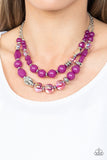 Mere Magic - Purple Paparazzi Necklace All Eyes On U Jewelry