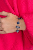 Speckled Shimmer - Blue paparazzi Bracelet All Eyes On U Jewelry