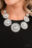 Optimistic White Paparazzi Zi Collection Necklace All Eyes On U Jewelry