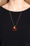 Beach House Harmony - Brown Paparazzi Necklace All Eyes On U Jewelry