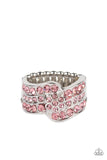 No Flowers Barred - Pink Paparazzi Ring All Eyes On U Jewelry