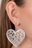 Fairest in the Land - Silver Paparazzi Earrings All Eyes on U Jewelry