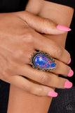 Down-to-Earth Essence - Purple Paparazzi Ring All Eyes On U Jewelry
