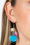 Saved by the SHELL - Multicolor Paparazzi Earrings All Eyes On U 