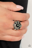 Time to SHELL-ebrate - Black Paparazzi Rings All Eyes On U Jewelry