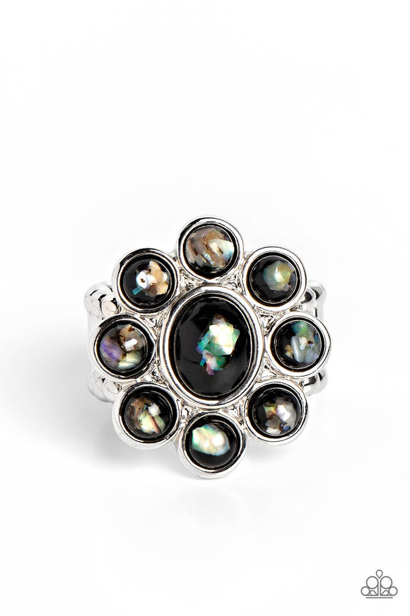 Time to SHELL-ebrate - Black Paparazzi Rings All Eyes On U Jewelry