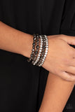 Top Notch Twinkle - Black Paparazzi Bracelet All Eyes On U Jewelry