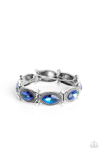 Dancing Diva - Blue Paparazzi Bracelets All Eyes On U Jewelry