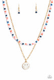 High School Reunion - Blue Paparazzi Necklace All Eyes On U Jewelry