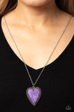 Stony Summer - Purple Paparzzi Necklace All Eyes On U Jewelry