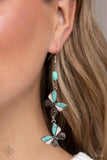 Spirited Soar - Blue Paparazzi Earrings All Eyes On U Jewelry 