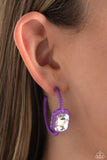 Call Me TRENDY - Purple Paparazzi Earrings All Eyes On U Jewelry