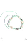 Beachcomber Ballad - Green Paparazzi Anklets All Eyes On U Jewelry