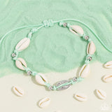 Beachcomber Ballad - Green Paparazzi Anklets All Eyes On U Jewelry