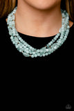 Layered Lass - Blue Paparazzi Necklace